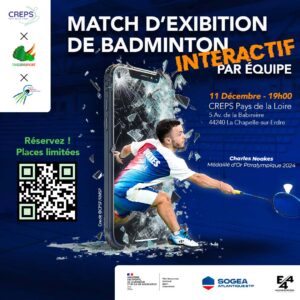 visuel match Badminton Tricerasport